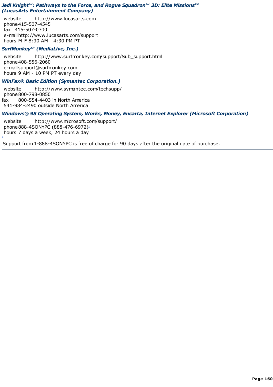 Sony PCV-R528DS User Manual | Page 160 / 245