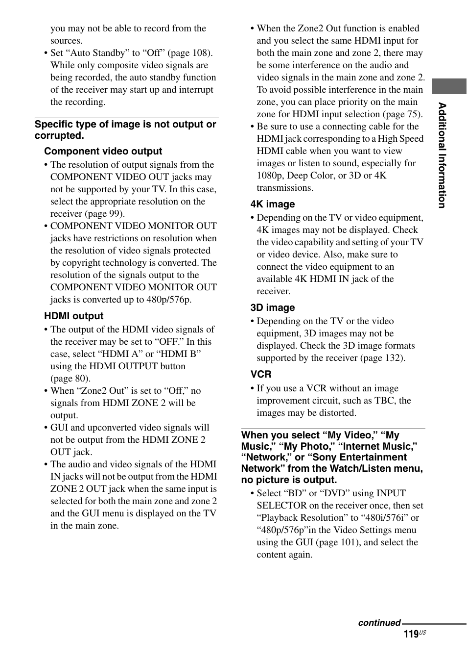 Sony STR-DA2800ES User Manual | Page 119 / 138