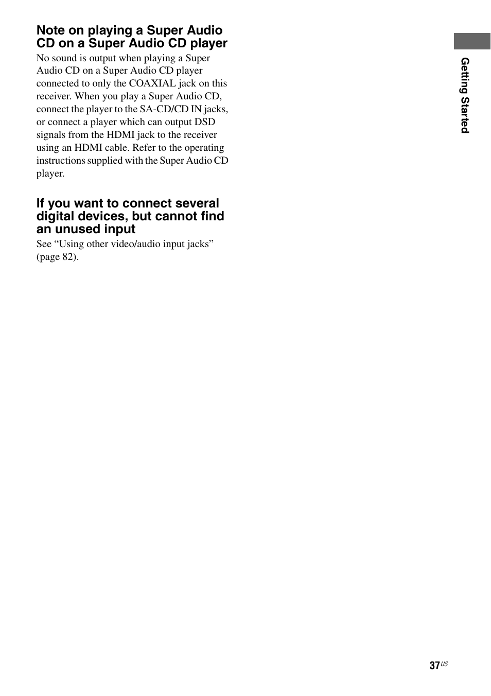 Sony STR-DA2800ES User Manual | Page 37 / 138