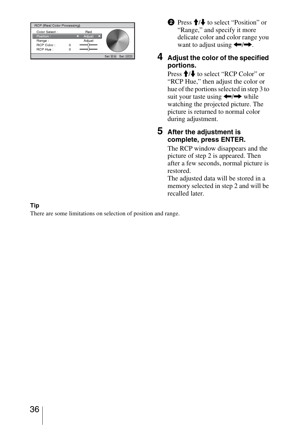 Sony VPL-VW50 User Manual | Page 36 / 80