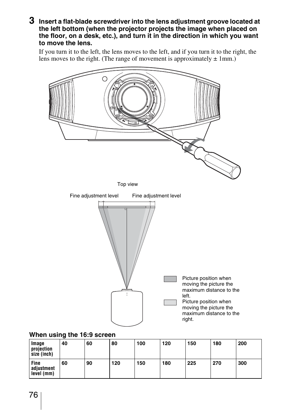 Sony VPL-VW50 User Manual | Page 76 / 80