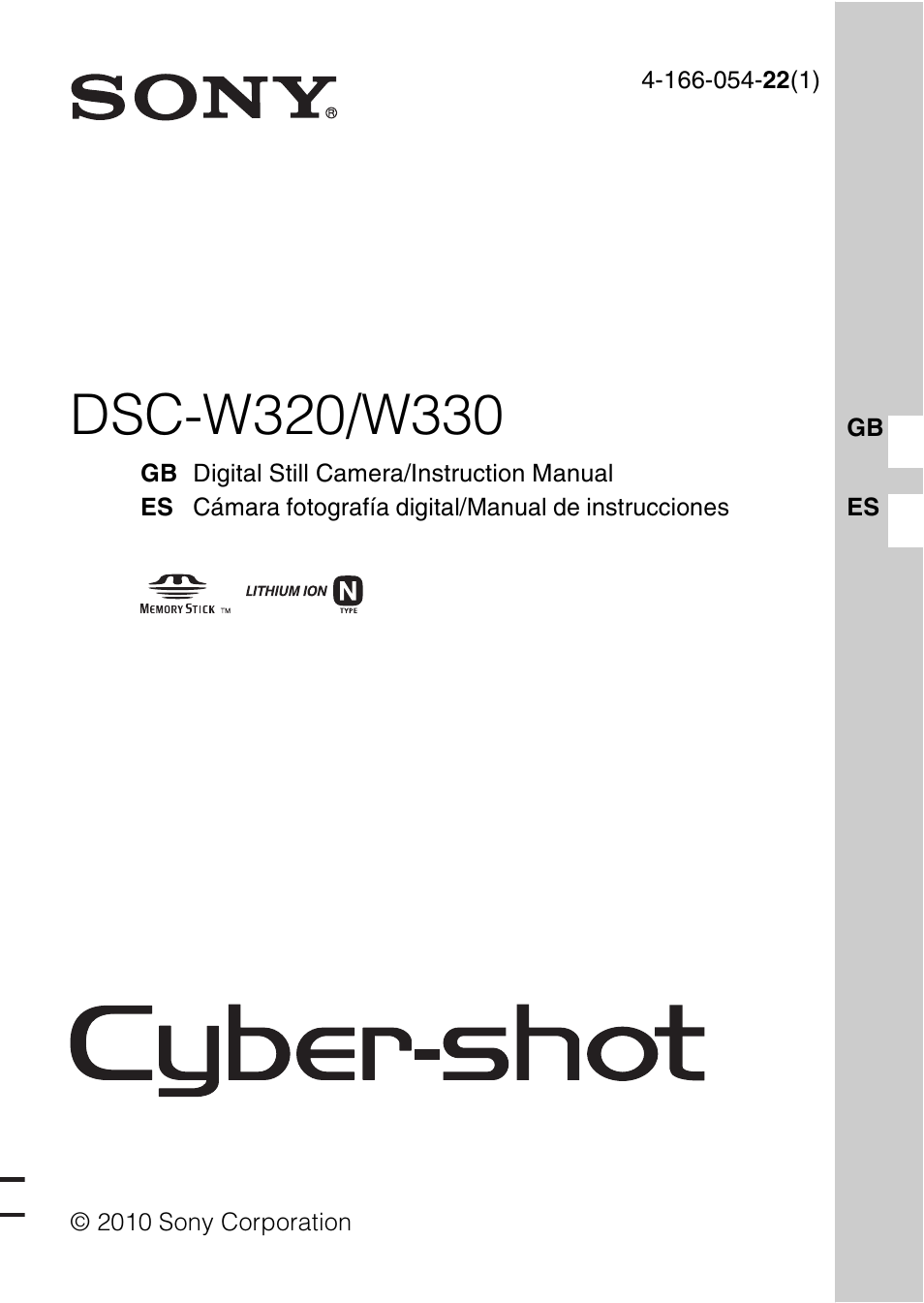 Sony DSC-W330 User Manual | 60 pages