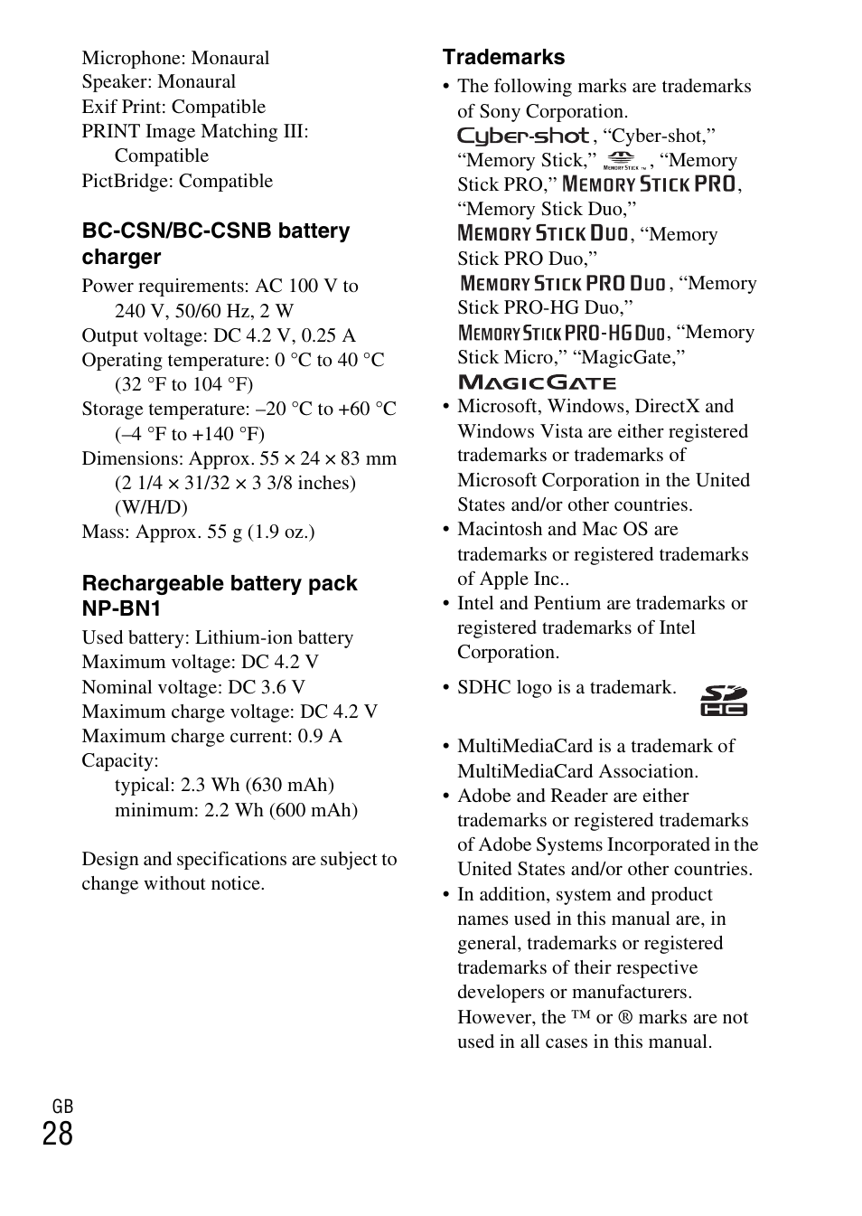 Sony DSC-W330 User Manual | Page 28 / 60