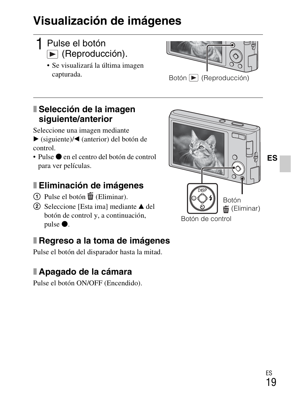 Visualización de imágenes | Sony DSC-W330 User Manual | Page 47 / 60