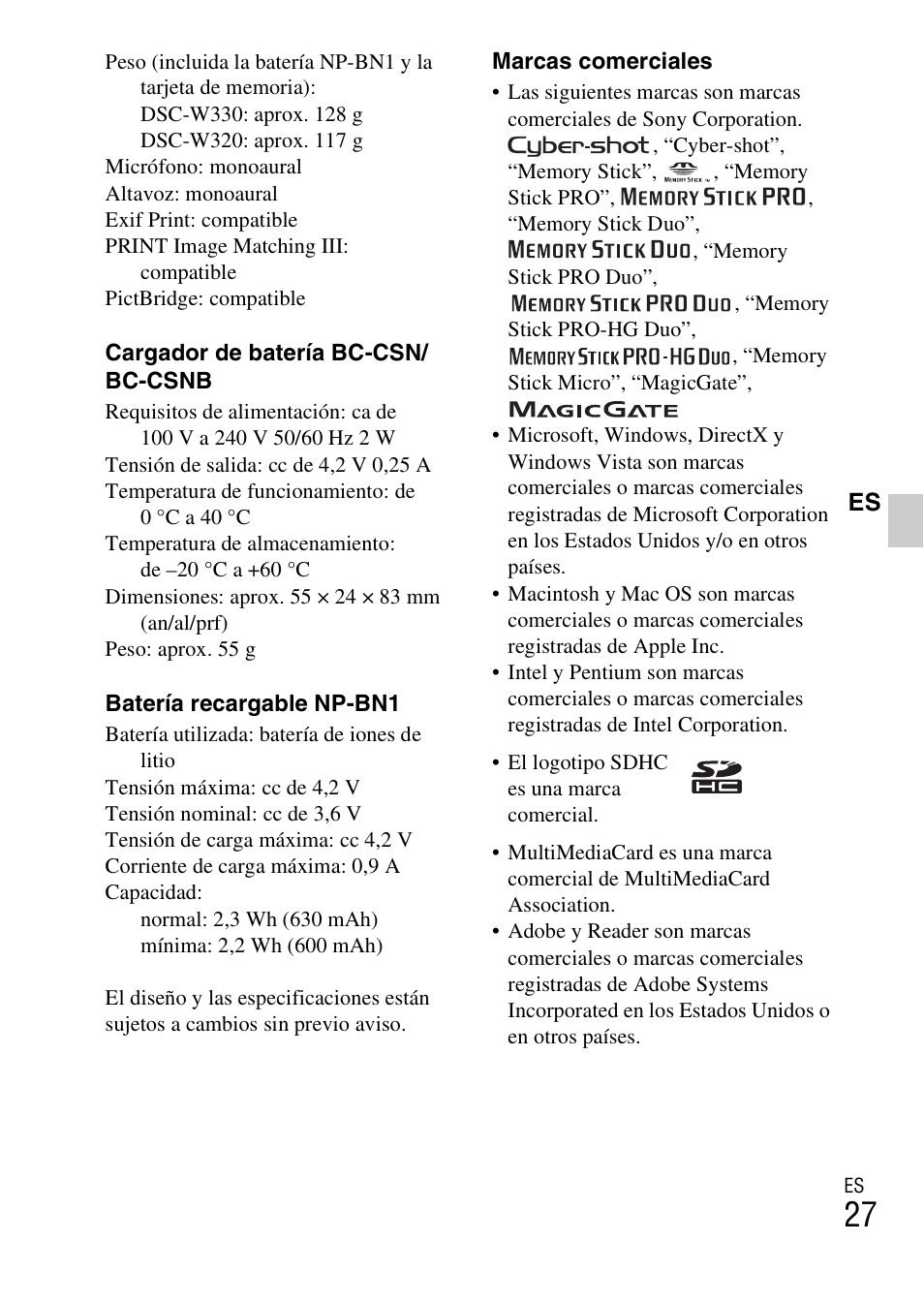Sony DSC-W330 User Manual | Page 55 / 60
