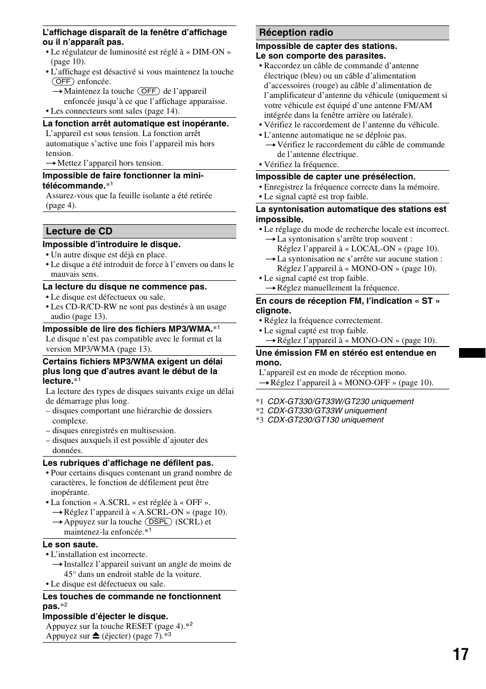 Sony CXS-GT2316F User Manual | Page 33 / 56