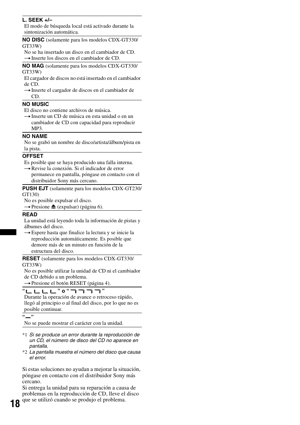 Sony CXS-GT2316F User Manual | Page 52 / 56