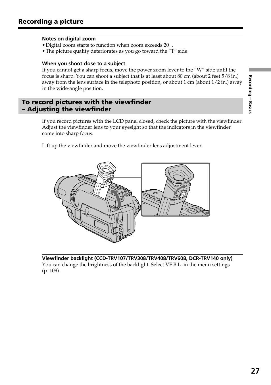 Sony DCR-TRV140 User Manual | Page 27 / 148