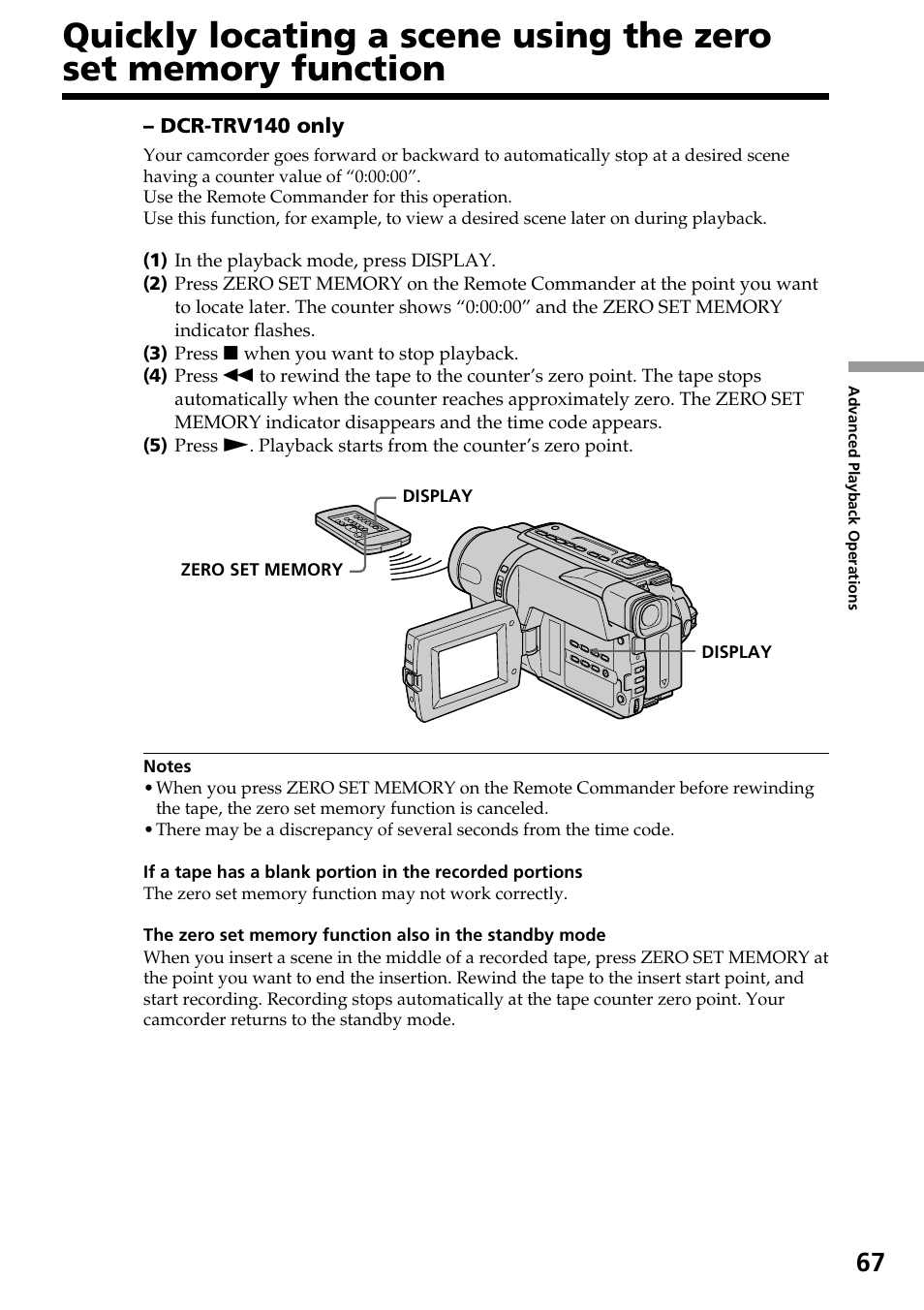 Sony DCR-TRV140 User Manual | Page 67 / 148