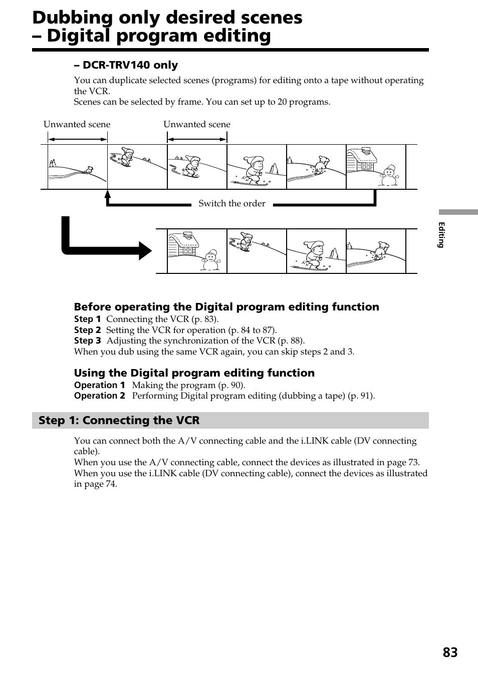 Sony DCR-TRV140 User Manual | Page 83 / 148