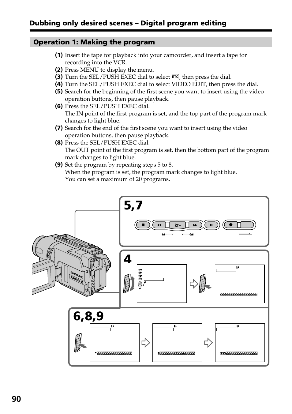 Sony DCR-TRV140 User Manual | Page 90 / 148