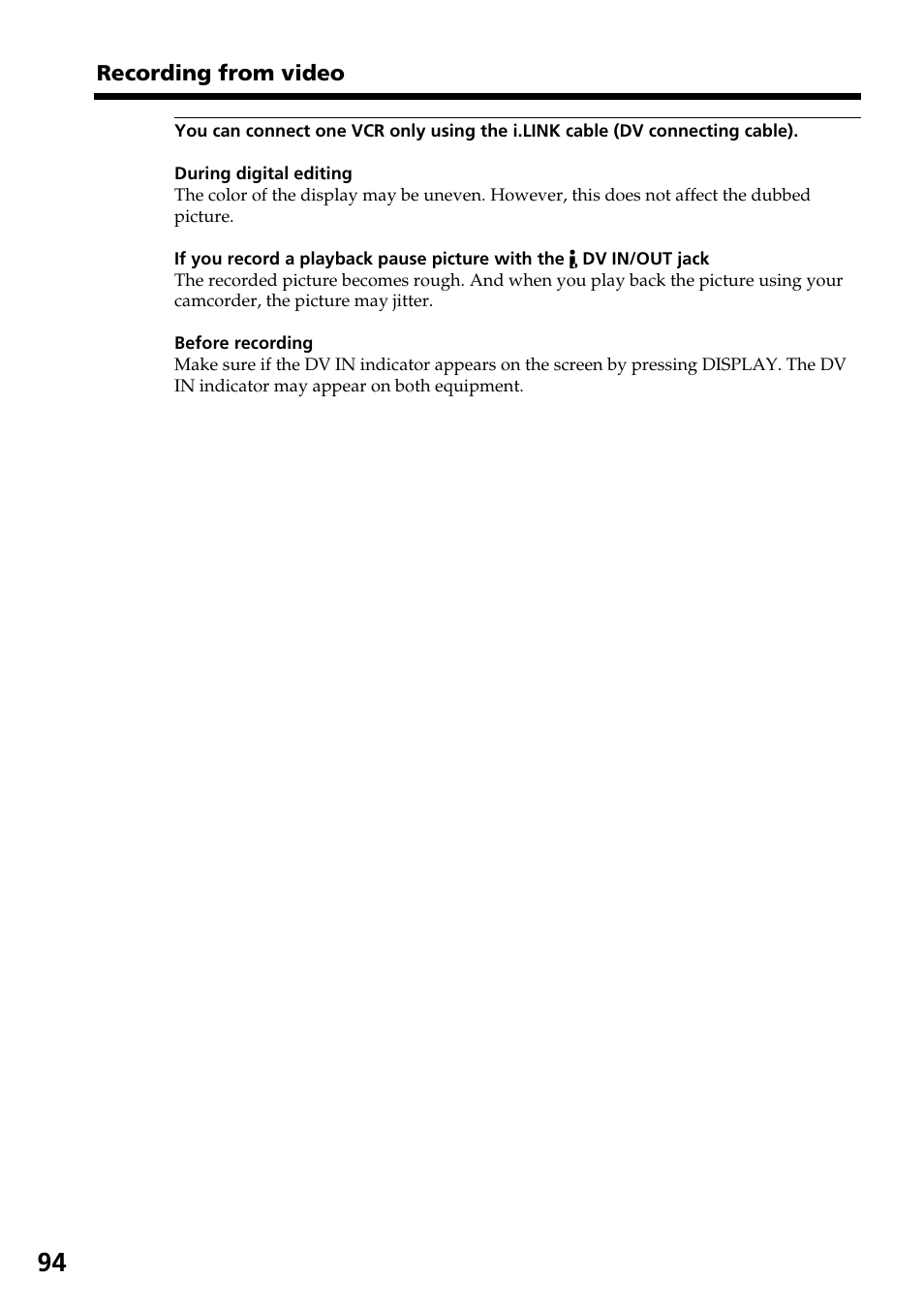 Sony DCR-TRV140 User Manual | Page 94 / 148