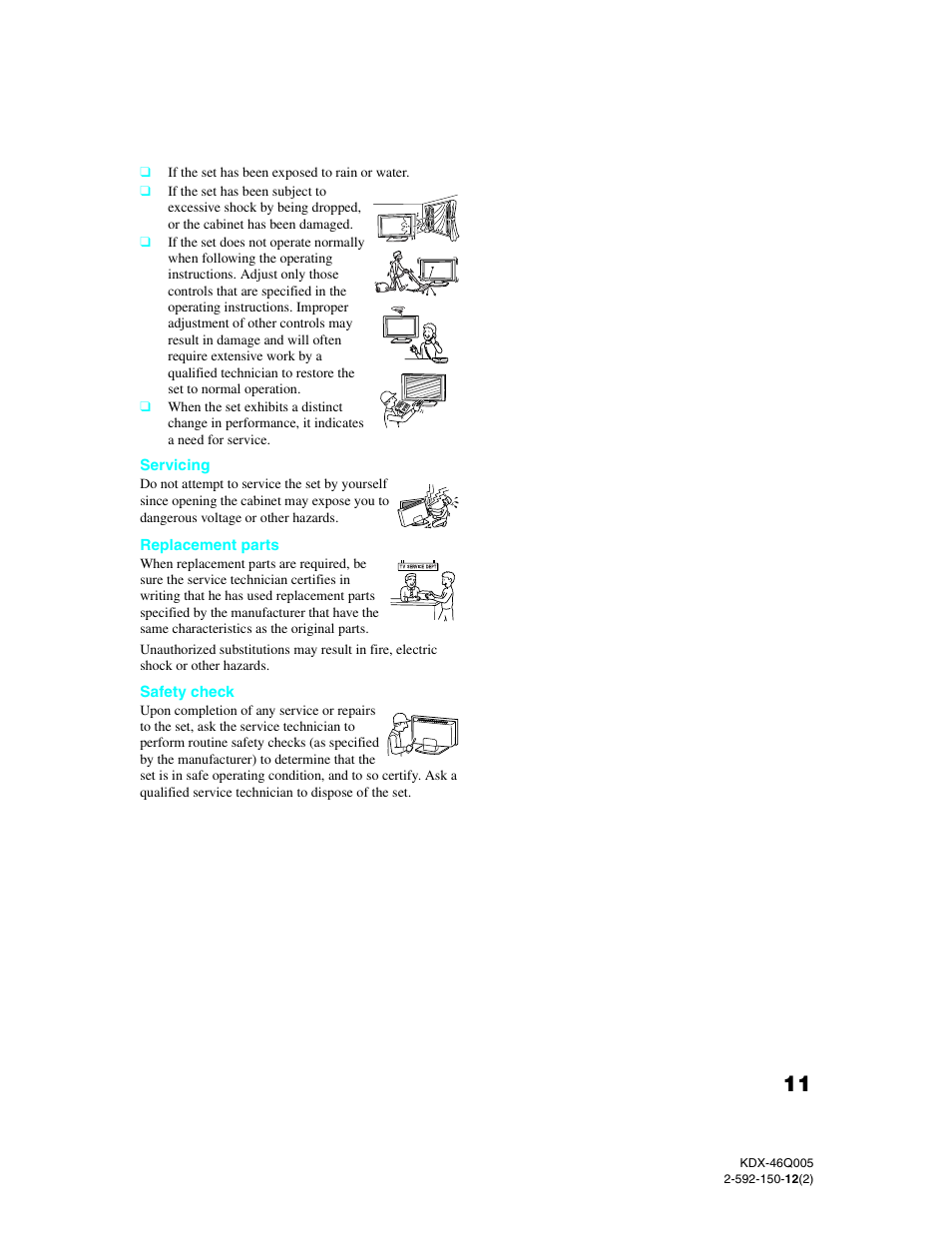 Sony KDX-46Q005 User Manual | Page 13 / 151