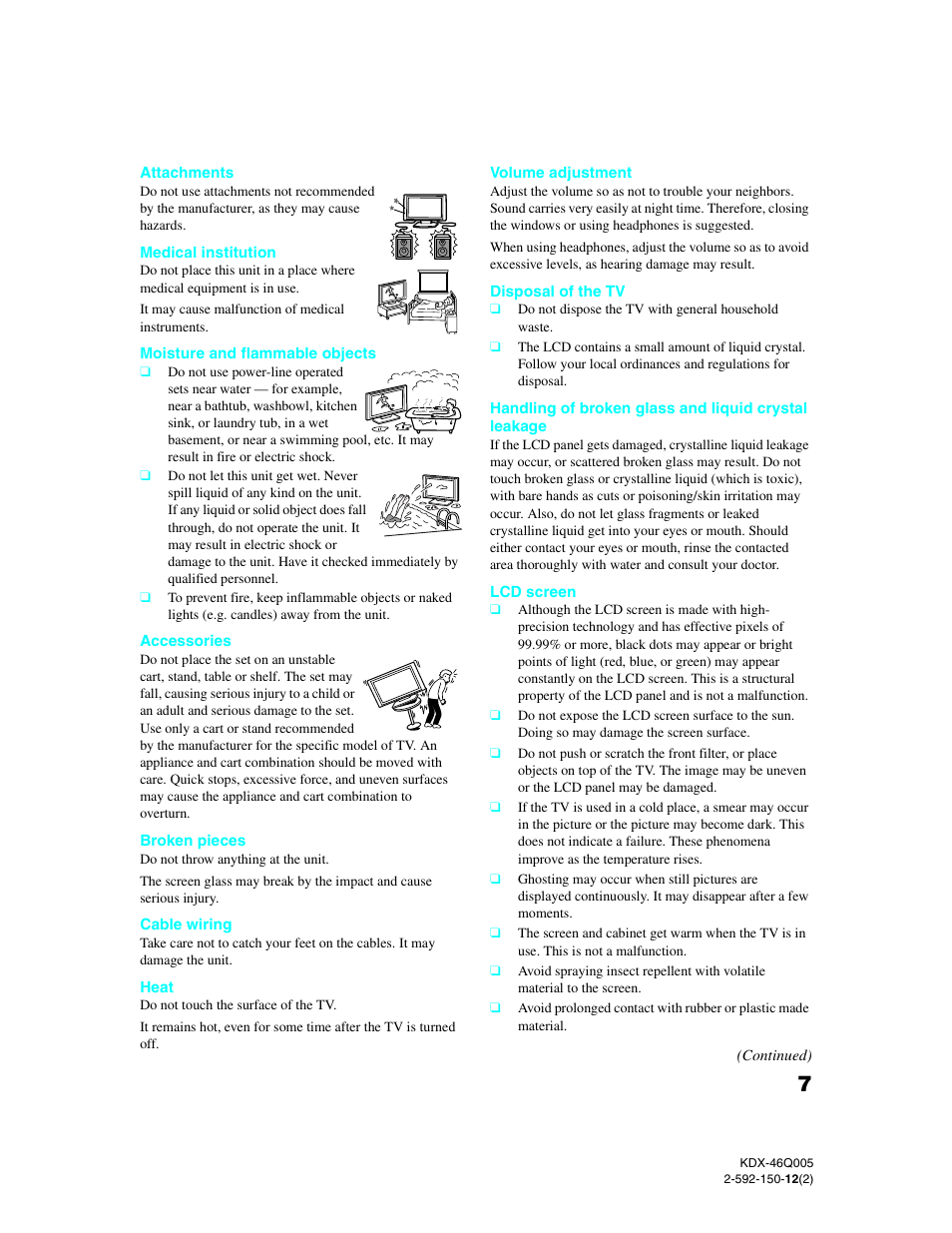 Sony KDX-46Q005 User Manual | Page 9 / 151