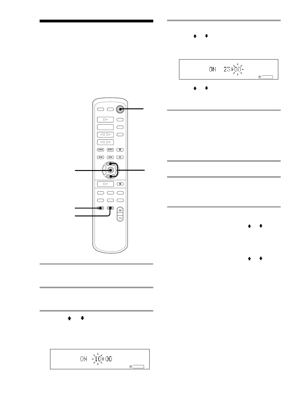 Timer-recording radio programmes | Sony MHC-NX1 User Manual | Page 34 / 44