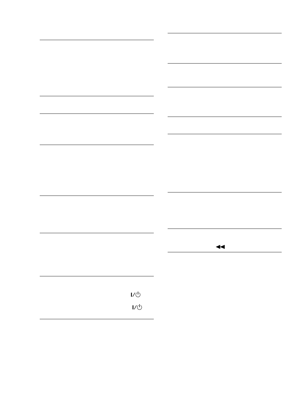 Speakers, Cd player | Sony MHC-NX1 User Manual | Page 40 / 44