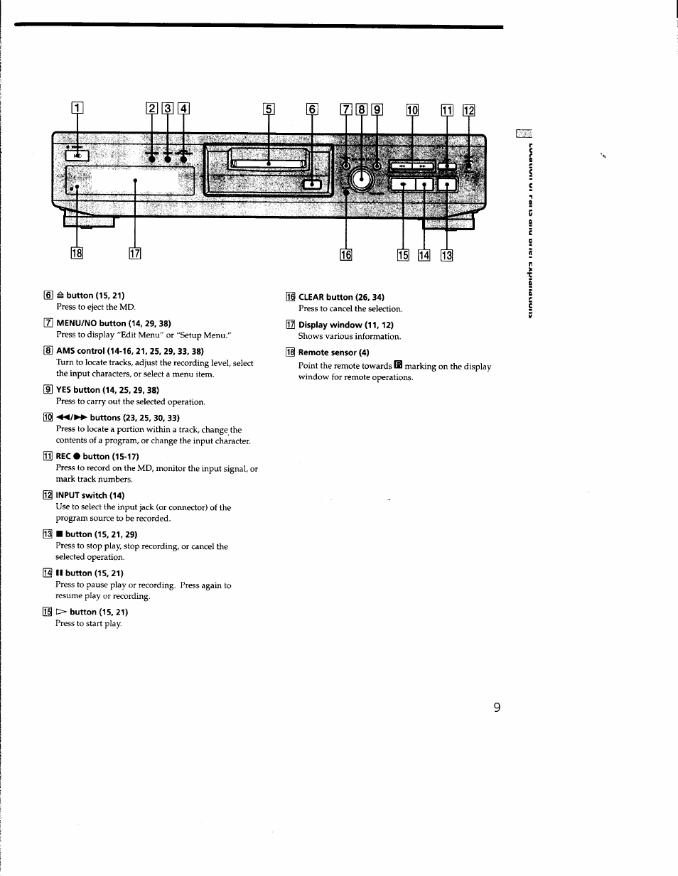 Sony MDS-JE330 User Manual | Page 9 / 45