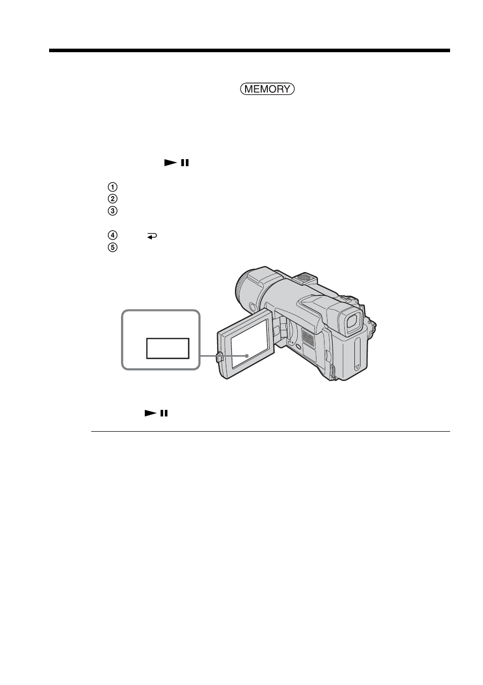 Viewing a moving picture – mpeg movie playback, Play | Sony DCR-TRV70 User Manual | Page 132 / 220