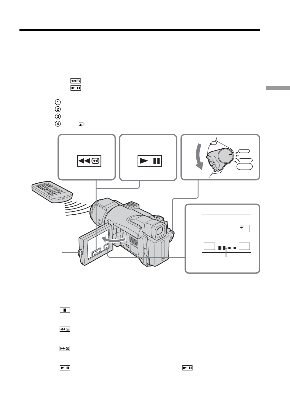 Playback – basics, Playing back a tape | Sony DCR-TRV70 User Manual | Page 39 / 220