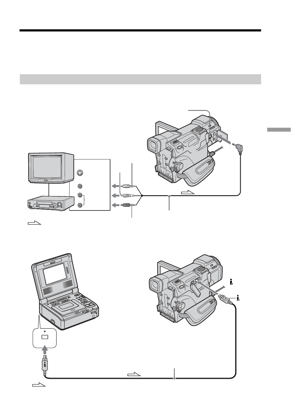 Recording video or tv programs | Sony DCR-TRV70 User Manual | Page 89 / 220