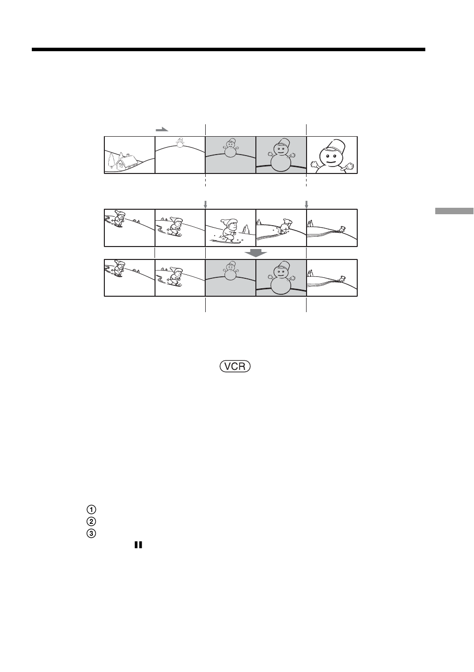 Inserting a scene from a vcr – insert editing | Sony DCR-TRV70 User Manual | Page 91 / 220