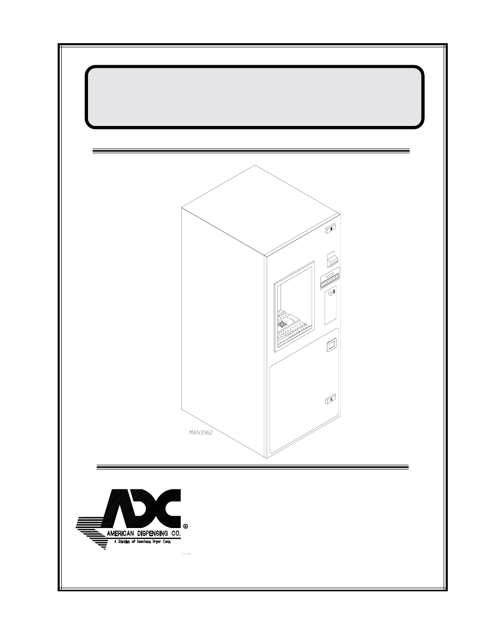 American Dryer Corp. AD-840 User Manual | 47 pages