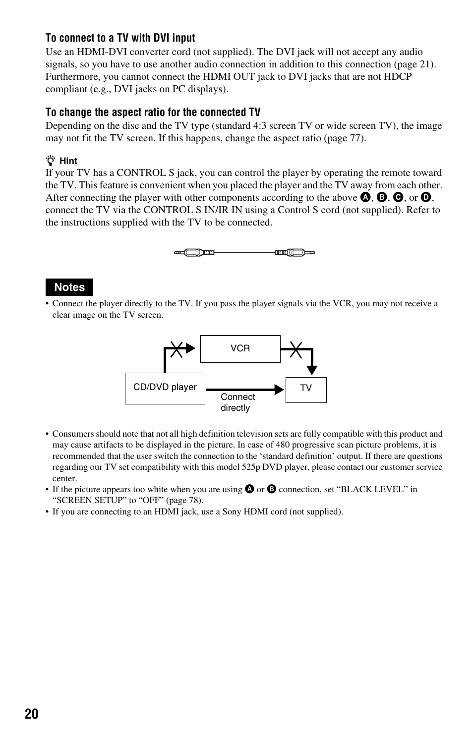 Sony DVP-NS9100ES User Manual | Page 20 / 96
