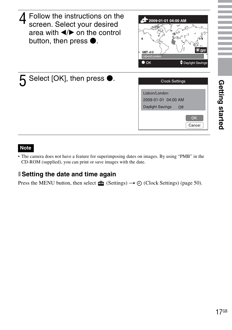 Sony DSC-WX1 User Manual | Page 17 / 120