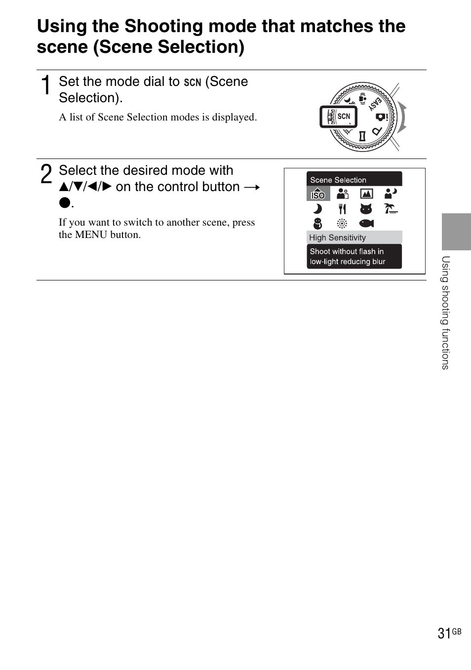 Sony DSC-WX1 User Manual | Page 31 / 120
