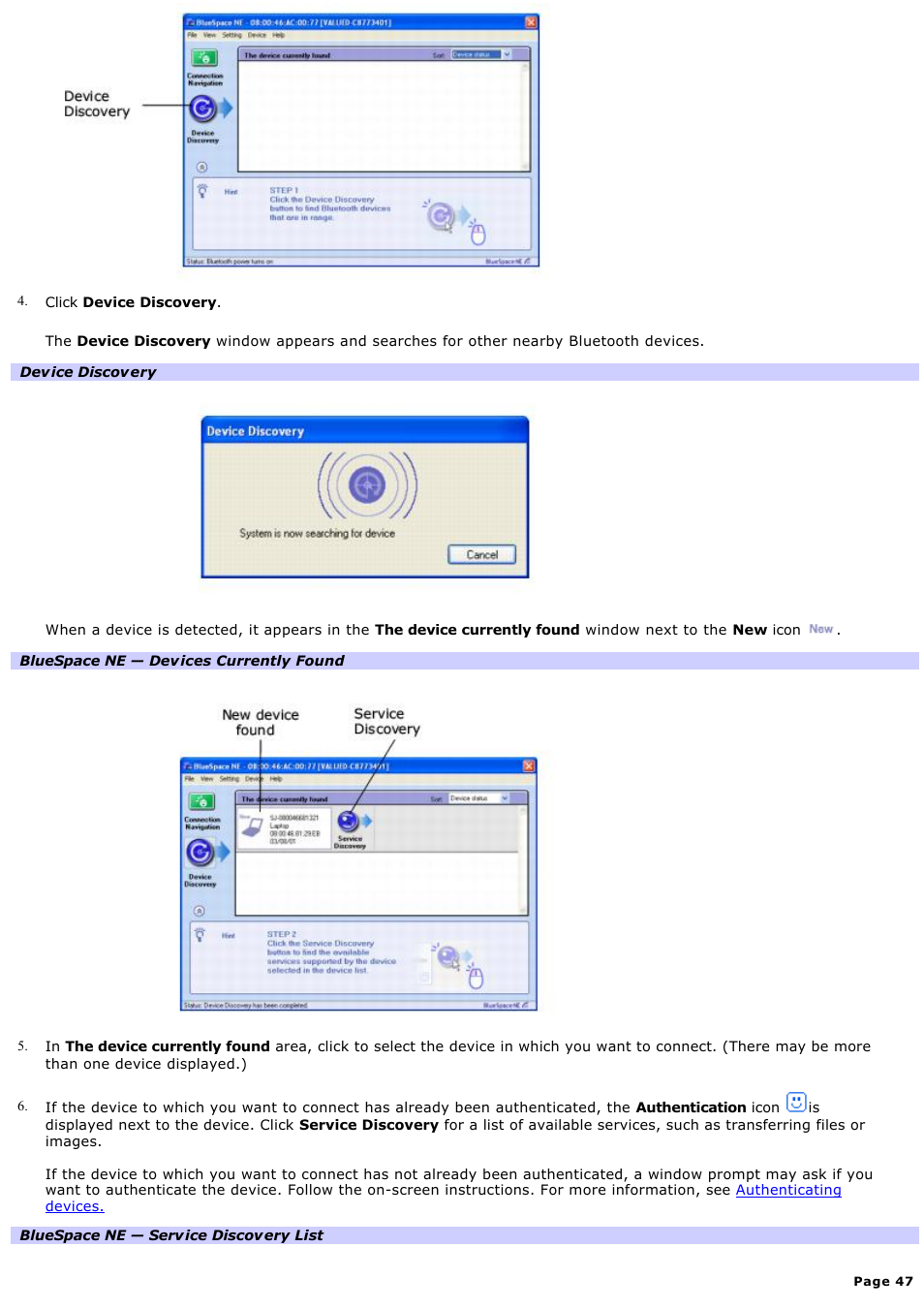 Sony PCG-Z1WA User Manual | Page 47 / 171