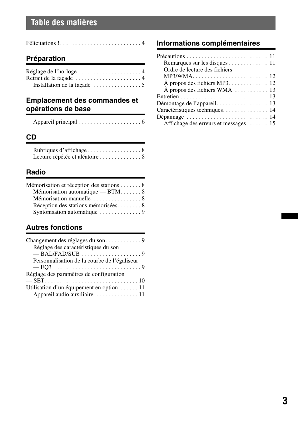 Sony CDX-GT23W User Manual | Page 19 / 52