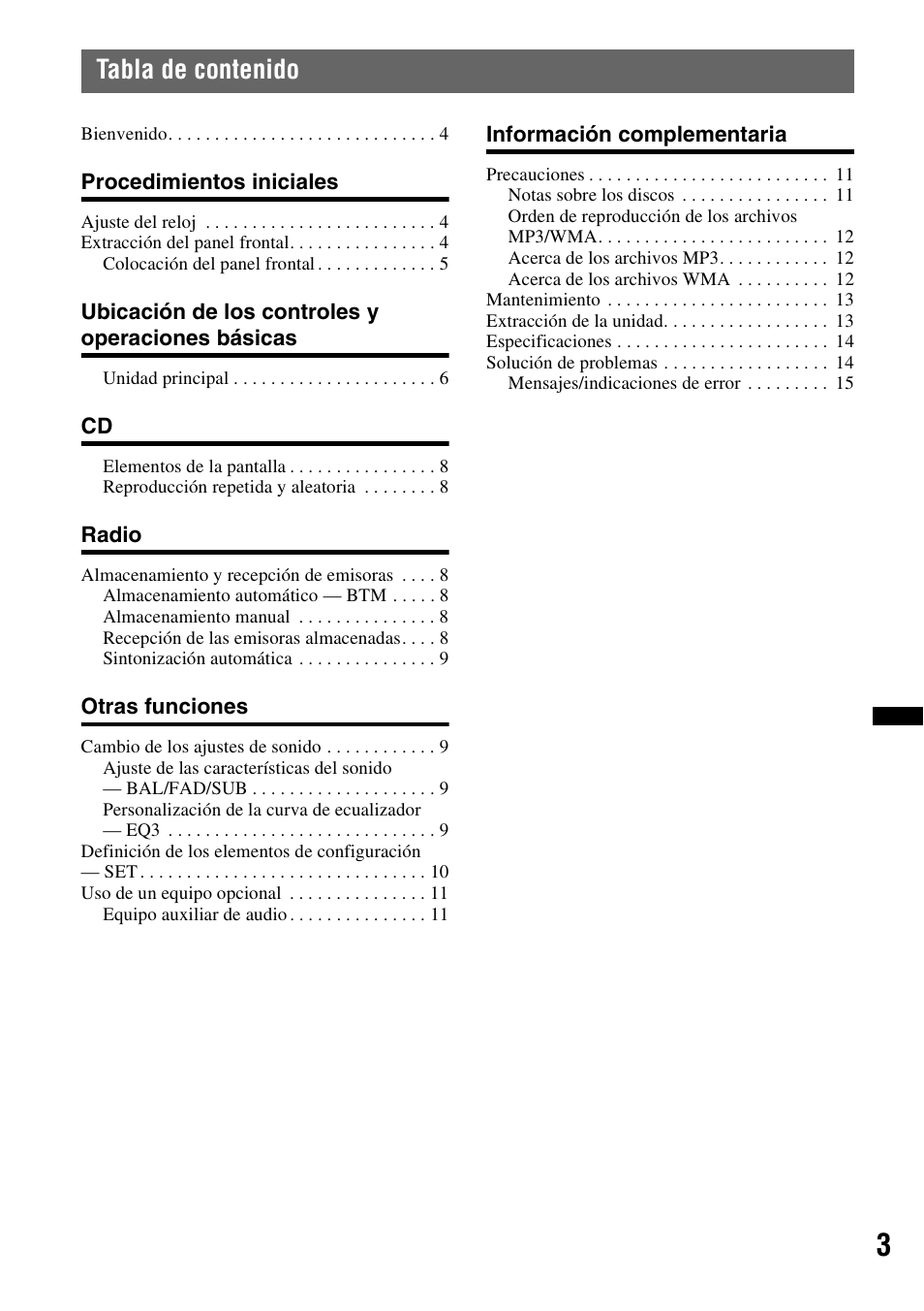 Sony CDX-GT23W User Manual | Page 35 / 52