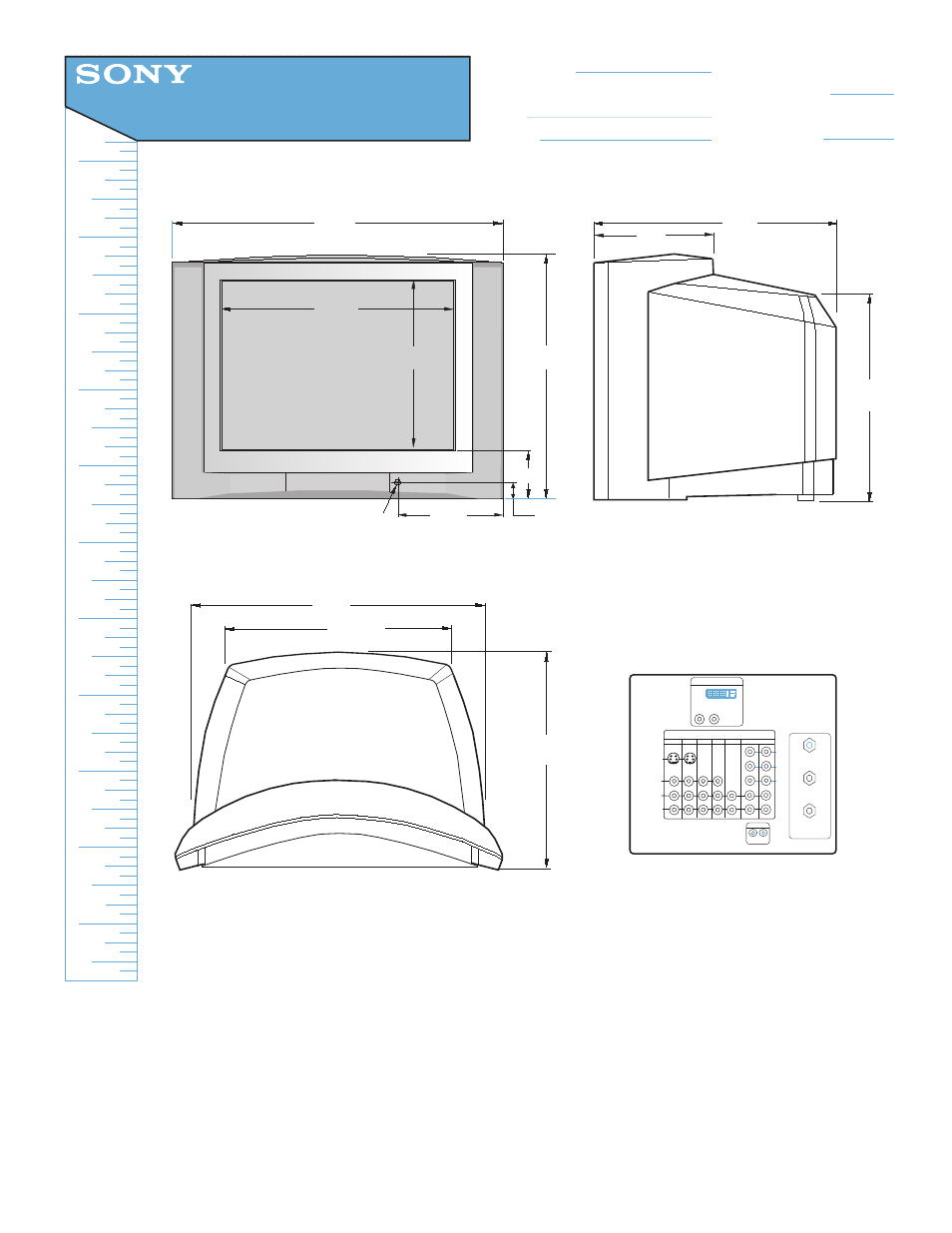 Sony KV-36HS510 User Manual | 1 page