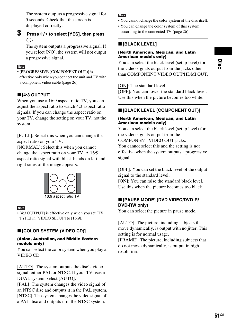 Sony DAV-HDX585 User Manual | Page 61 / 116