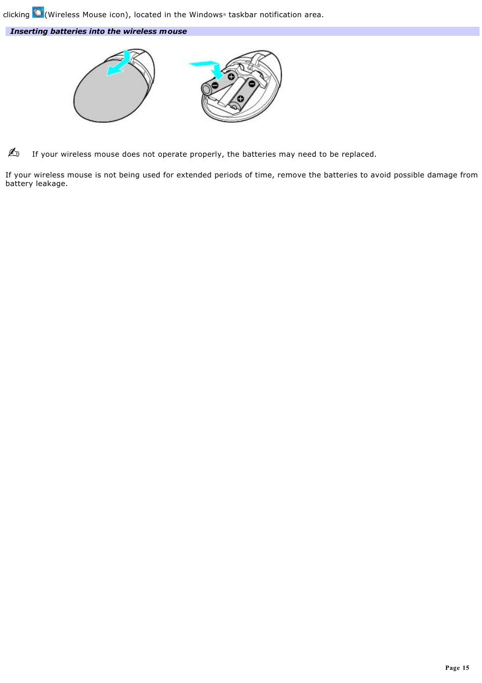 Sony PCV-V210P User Manual | Page 15 / 131