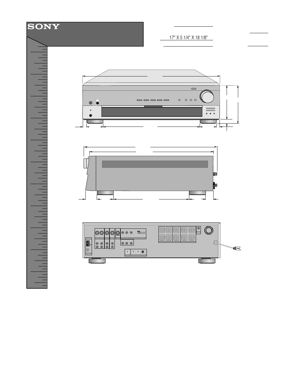 Sony AVD-C70ES User Manual | 1 page