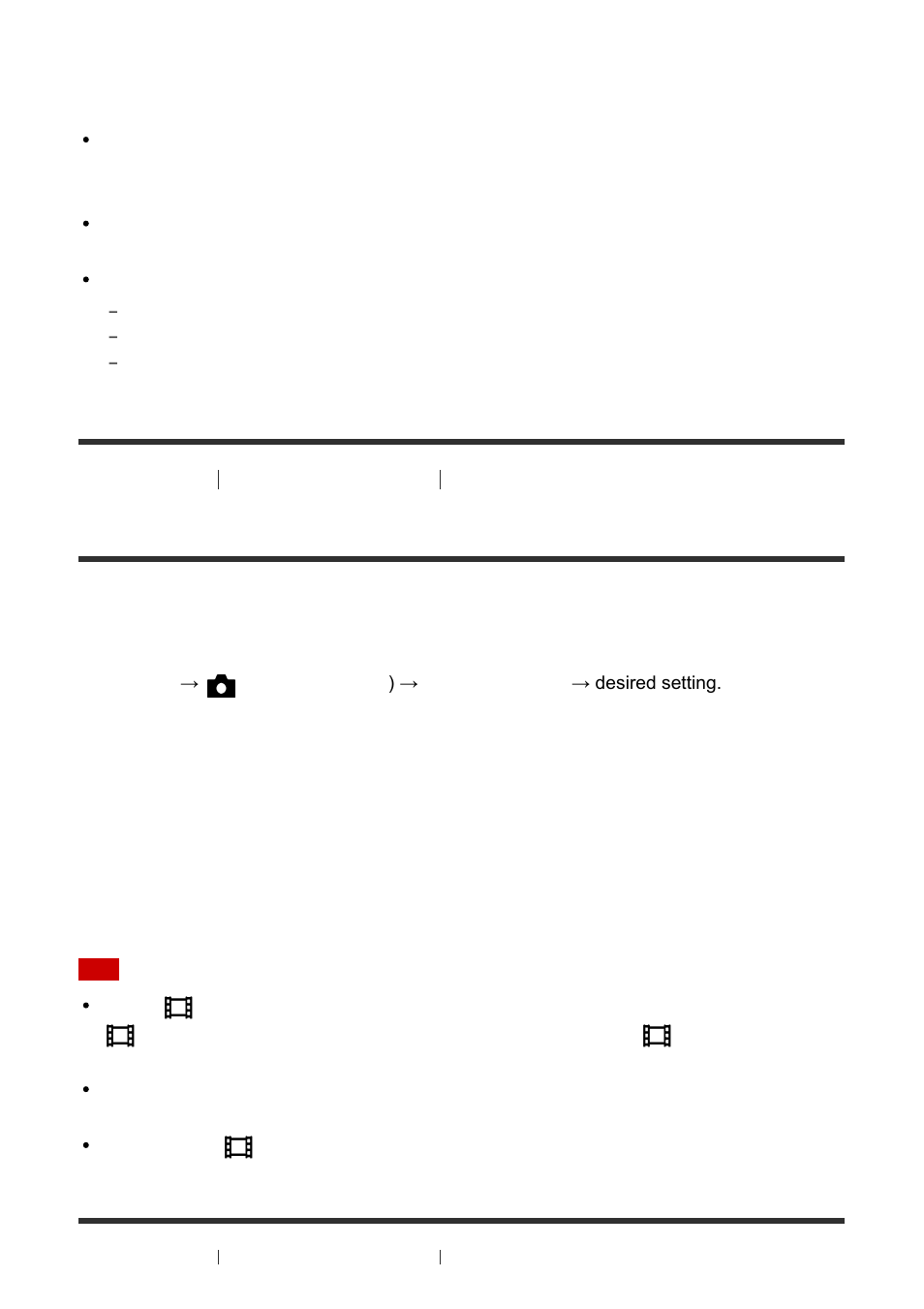 Dual video rec [98, Steadyshot (movie) [99, Dual video rec | Sony DSC-RX100M3 User Manual | Page 105 / 214