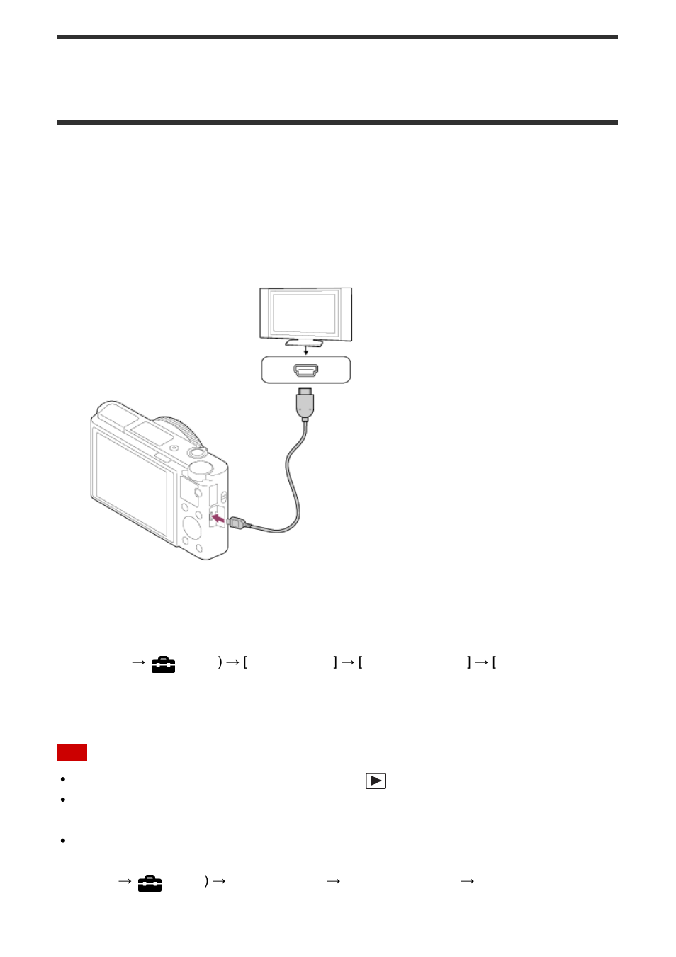 Monitor brightness [152, Viewing images on a “bravia” sync-compatible tv | Sony DSC-RX100M3 User Manual | Page 137 / 214