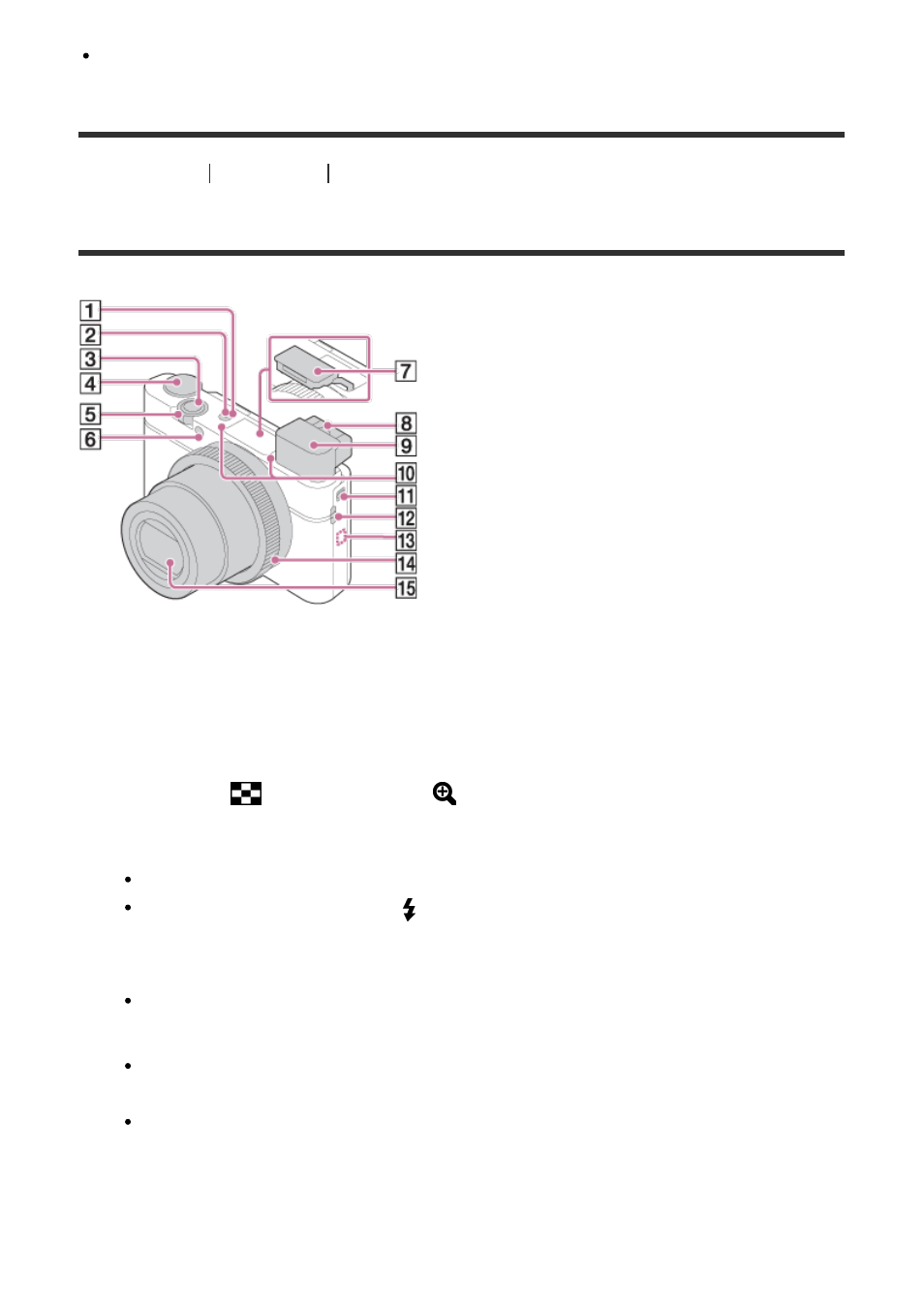 Identifying parts [2, Identifying parts | Sony DSC-RX100M3 User Manual | Page 17 / 214