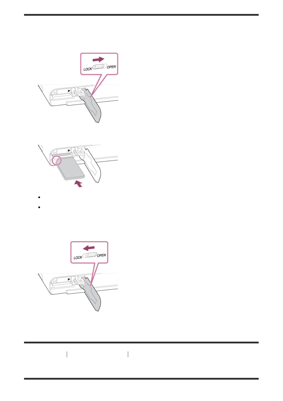 Removing the memory card [15 | Sony DSC-RX100M3 User Manual | Page 34 / 214