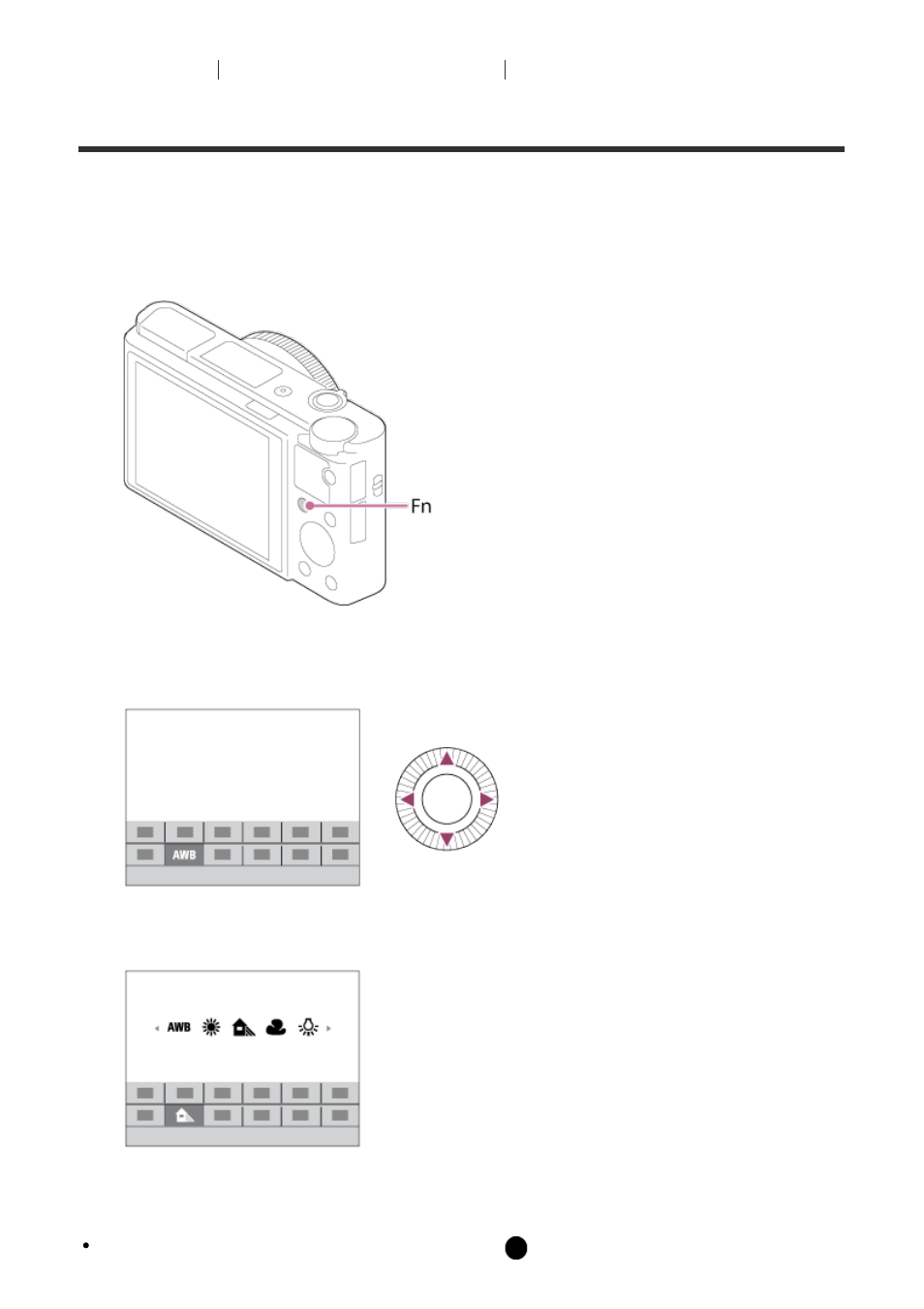 Using the fn (function) button | Sony DSC-RX100M3 User Manual | Page 39 / 214