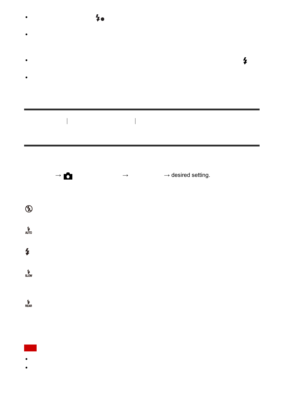 Flash mode [44, Flash comp. [45, Flash mode | Sony DSC-RX100M3 User Manual | Page 62 / 214
