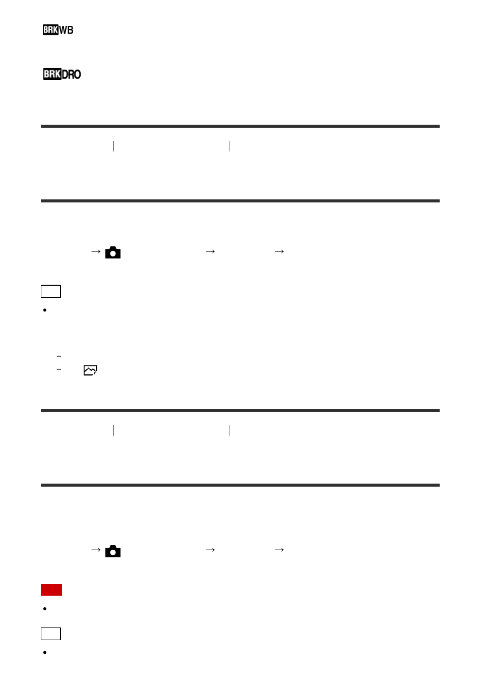 Cont. shooting [77, Spd priority cont. [78, Cont. shooting | Spd priority cont | Sony DSC-RX100M3 User Manual | Page 85 / 214