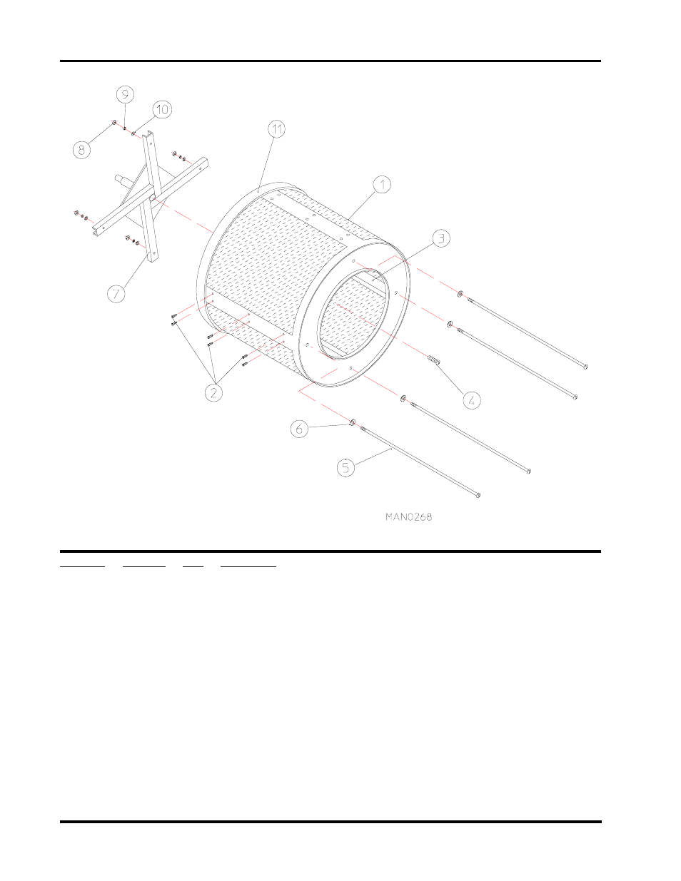 Basket (tumbler)/support assemblies, 10 basket (tumbler)/support assemblies | American Dryer Corp. Phase 7 D30 User Manual | Page 12 / 39
