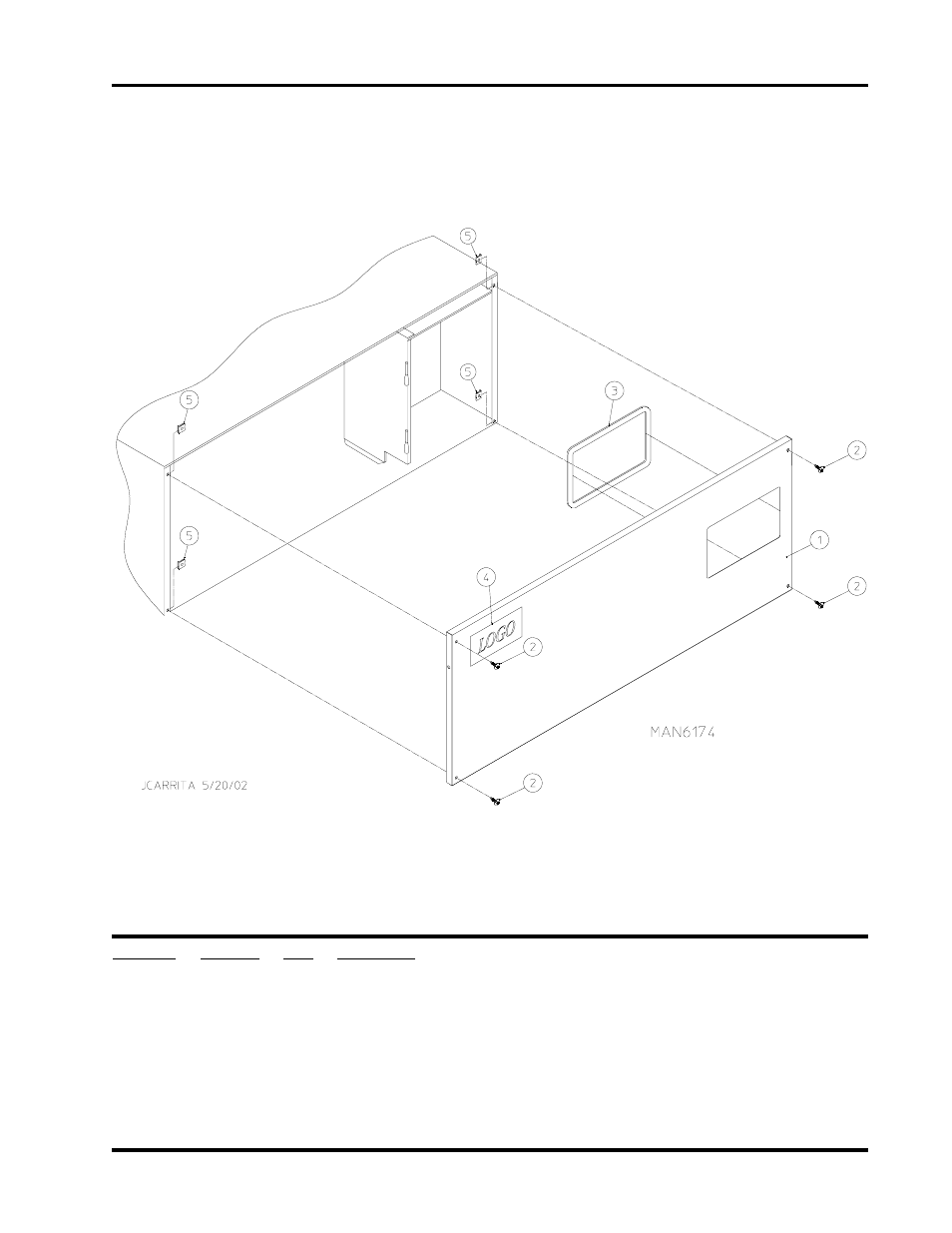 Opl control door assembly, For models mfd. prior to july 1, 2002 | American Dryer Corp. Phase 7 D30 User Manual | Page 5 / 39