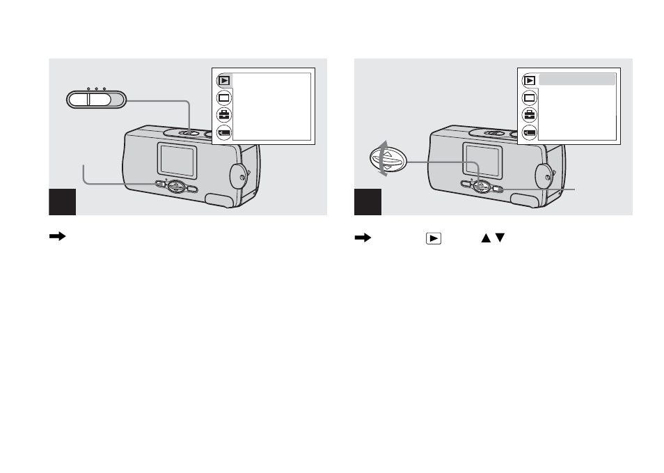 Viewing an index screen (four-image) | Sony DSC-U10 User Manual | Page 44 / 104