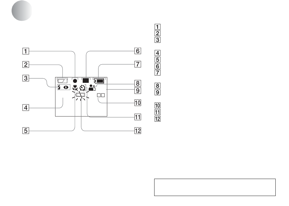 Lcd screen displays | Sony DSC-U10 User Manual | Page 96 / 104