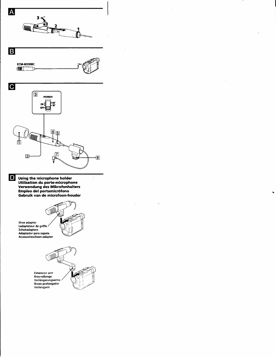 Sony ECM MS908C User Manual | Page 7 / 12