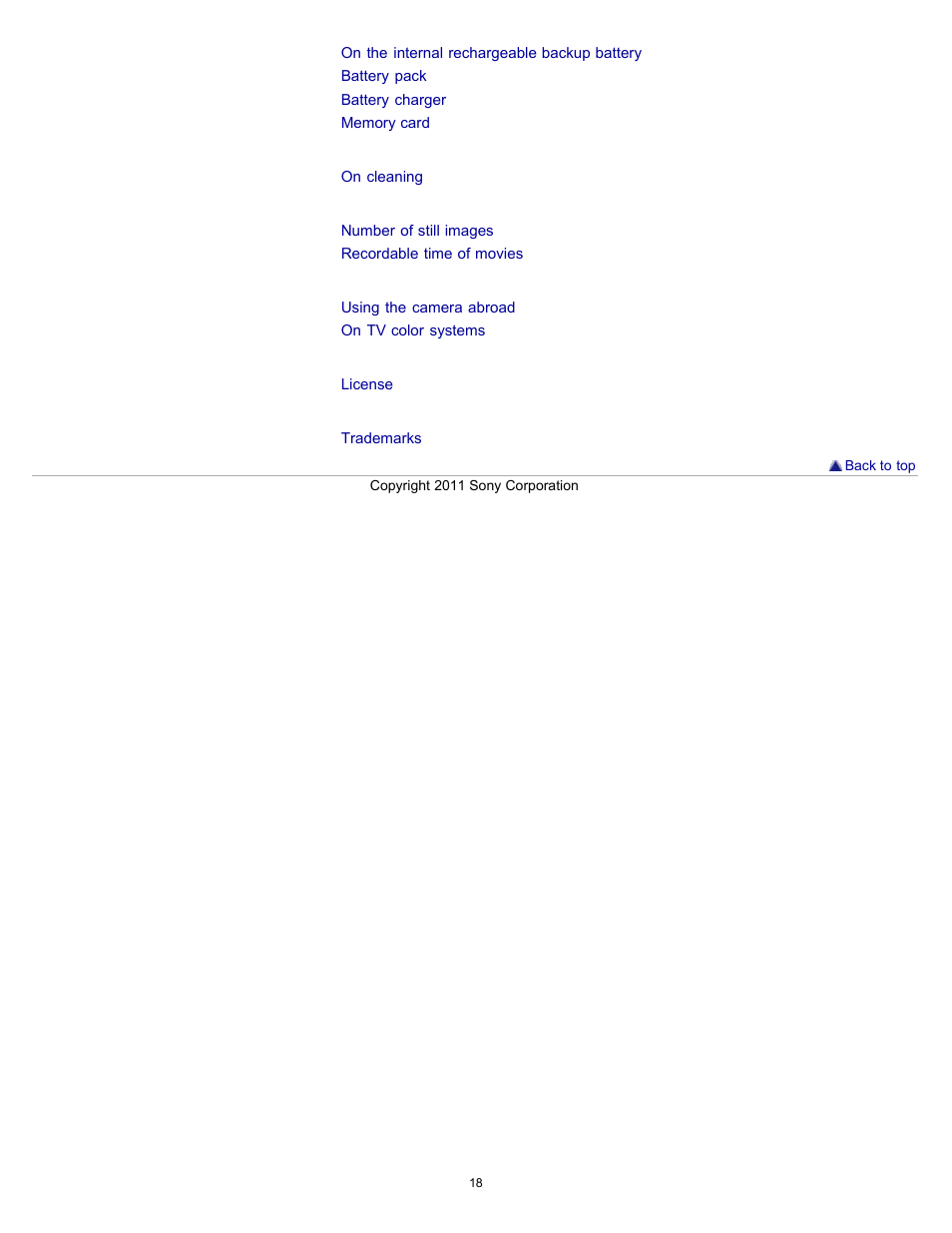 Sony DSC-W510 User Manual | Page 18 / 167
