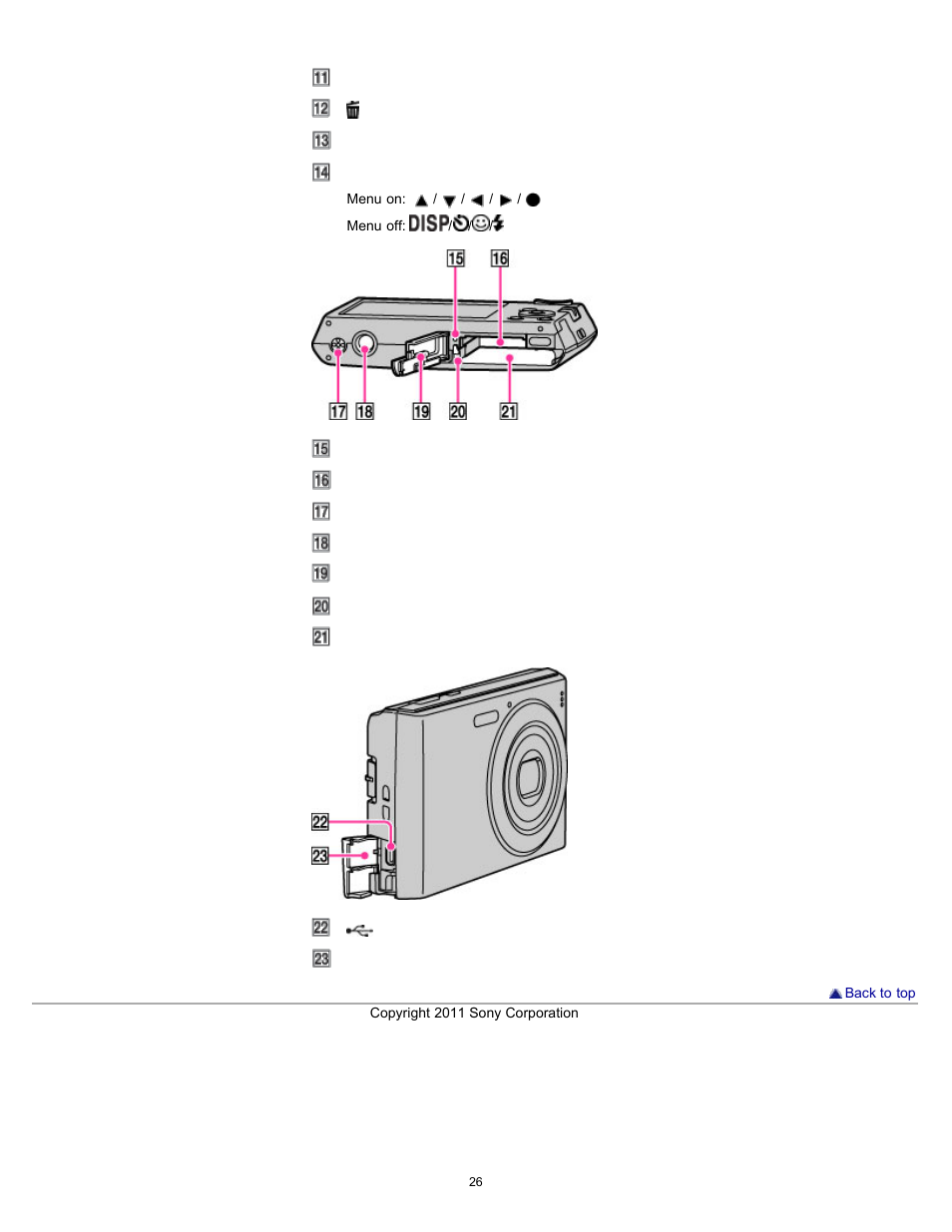 Sony DSC-W510 User Manual | Page 26 / 167